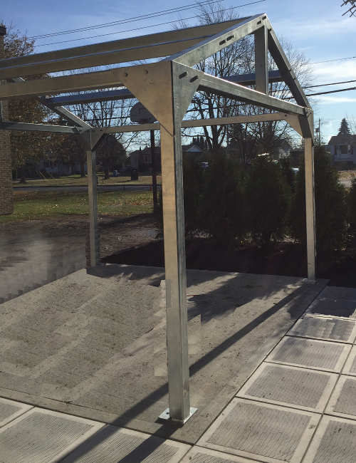 Steel structure — shed
