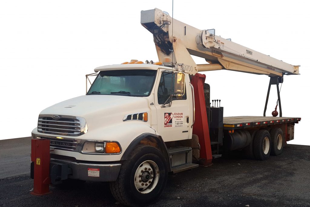Camion-grue — Service de grues Soudure London